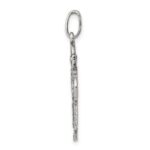 Sterling Silver Antiqued Reversible 4-way Medal - Image 2