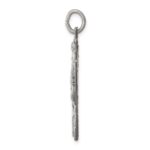 Sterling Silver Antiqued Reversible 4-way Medal - Image 2
