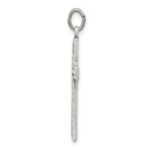 Sterling Silver Antiqued Cross Charm - Image 2