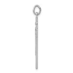 Sterling Silver Platinum-plated & Vermeil Rosary Cross Pendant - Image 2
