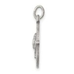 Sterling Silver Antiqued Holy Spirit Medal - Image 2