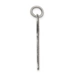 Sterling Silver Antiqued Chai Pendant - Image 2