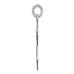 Sterling Silver Antiqued Star of David Charm - Image 2