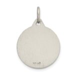 Sterling Silver Antiqued Star of David Medal - Image 4