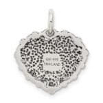 Sterling Silver Antiqued Daddy's Little Girl - Image 4