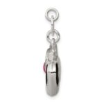 Sterling Silver Enameled Cow Charm - Image 2