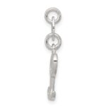 Sterling Silver Letter L Initial Charm - Image 2