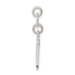 Sterling Silver Letter W Initial Charm - Image 2