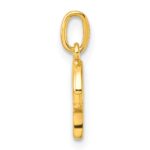 Sterling Silver Gold-tone Polished Letter P Initial Charm - Image 2