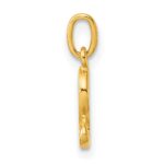 Sterling Silver Gold-tone Polished Letter S Initial Charm - Image 2