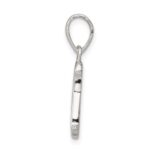 Sterling Silver Letter K Initial Pendant - Image 2