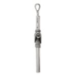 Sterling Silver Antiqued Cross Pendant - Image 2