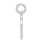 Sterling Silver Black Enamel Cross Pendant - Image 2