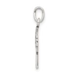 Sterling Silver Antiqued Celtic Cross Charm - Image 2