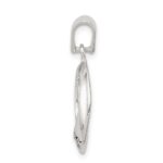 Sterling Silver Antiqued Faith w/Cross Pendant - Image 2