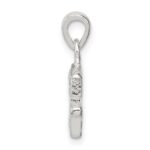 Sterling Silver CZ Letter G Initial Pendant - Image 2