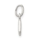 Sterling Silver Polished Mom Charm - Image 2