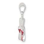 Sterling Silver Enameled Diploma Charm - Image 2