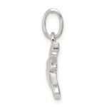 Sterling Silver Rhodium-plated Running Deer Charm - Image 2