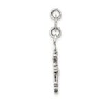 Sterling Silver Antiqued Witch Slide Pendant - Image 2