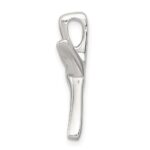 Sterling Silver Rhodium-plated Starfish Slide Pendant - Image 2