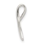 Sterling Silver Whale Tail Slide Pendant - Image 2