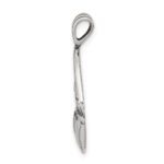 Sterling Silver Antiqued Claddagh Pendant - Image 2