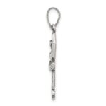 Sterling Silver Antiqued Ballerina Pendant - Image 2