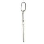 Sterling Silver Polished Cross Pendant - Image 2