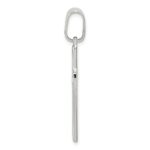 Sterling Silver Polished Cross Pendant - Image 2