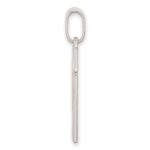 Sterling Silver Polished Cross Pendant - Image 2