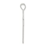 Sterling Silver Polished Cross Pendant - Image 2