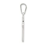 Sterling Silver Polished Cross Pendant - Image 2
