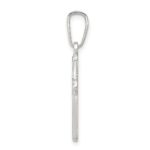 Sterling Silver Polished Cross Pendant - Image 2