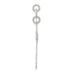 Sterling Silver Polished Cross Pendant - Image 2
