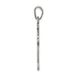 Sterling Silver Antiqued Cross Pendant - Image 2