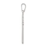 Sterling Silver Polished INRI Cross Pendant - Image 2