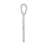 Sterling Silver Polished Cross Pendant - Image 2