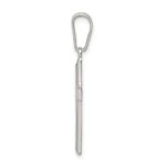 Sterling Silver Polished Cross Pendant - Image 2