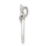 Sterling Silver CZ Cross Charm - Image 2