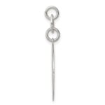 Sterling Silver Polished Confirmation Dove Charm - Image 2