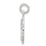 Sterling Silver Circle & Cross Pendant - Image 2