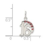 Sterling Silver Sweet 16 Pendant - Image 3