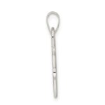 Sterling Silver Polished Puzzle Pieces Pendant - Image 2