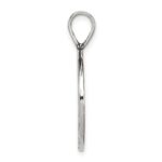 Sterling Silver Antiqued Peace Sign Charm - Image 2