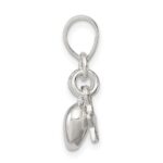 Sterling Silver Heart and Star Pendant - Image 2