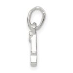 Sterling Silver Letter A with Enamel Pendant - Image 2