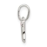 Sterling Silver Letter M with Enamel Pendant - Image 2