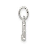 Sterling Silver Letter R with Enamel Pendant - Image 2