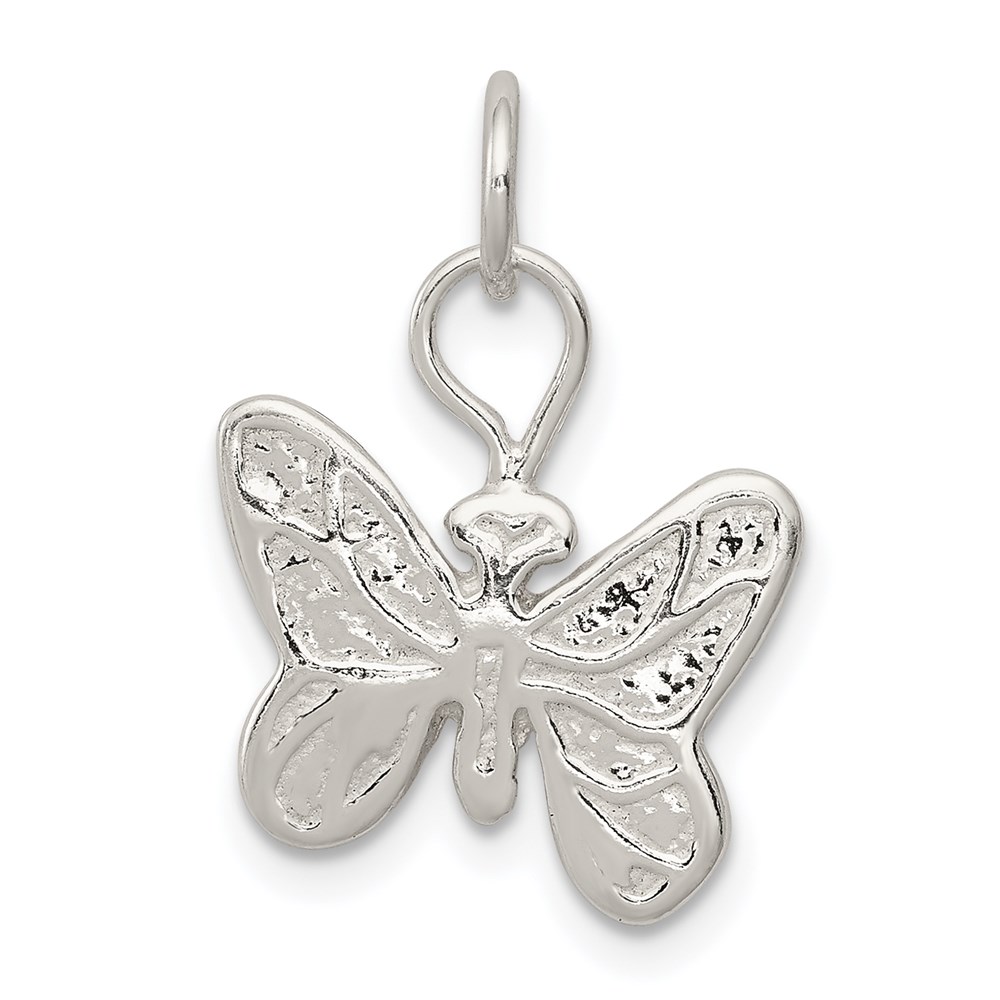 QC81.jpg Sterling Silver Butterfly Charm - Image 1